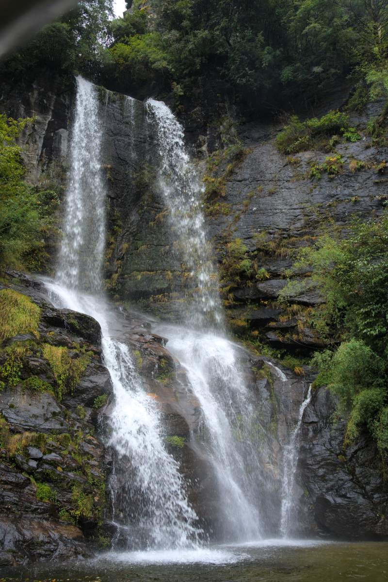 Waterfall next to Hotel Waterfall at Benker