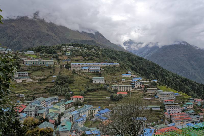 Namche Bazaar view