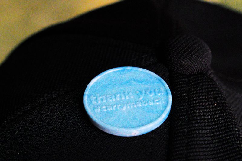 Money can’t buy this. It’s a souvenir coin for participating in the Carry Me Back effort.