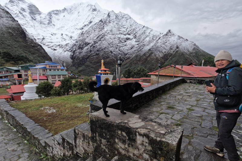 View somewhere at Deboche, Everest Base Camp Trek Part 1