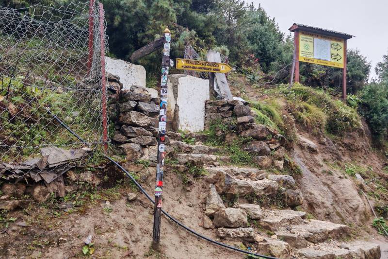 Namche Bazaar to Tyangboche