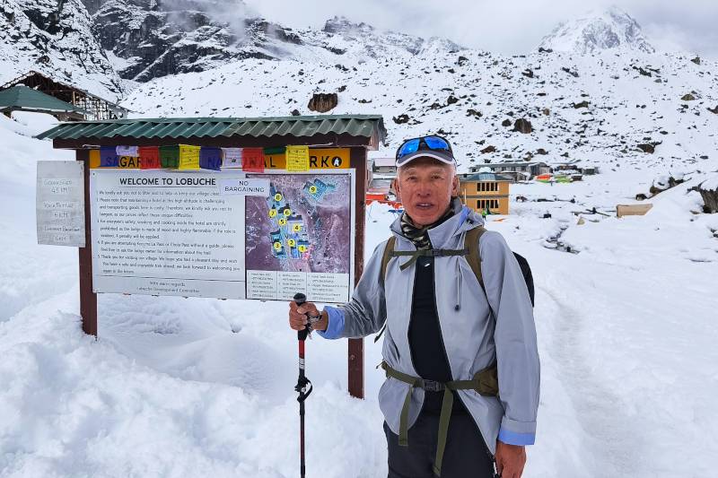 Arrived at Lobuche, Everest Base Ca,p trek