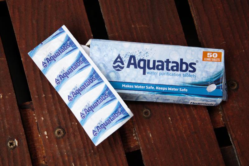 Water purifying pills. Everest Base Camp tips