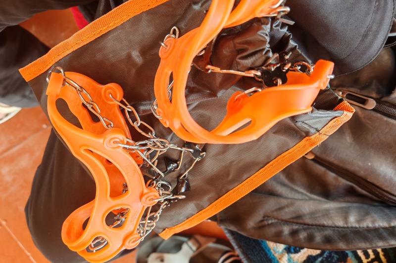 crampons, Everest Base Camp tips
