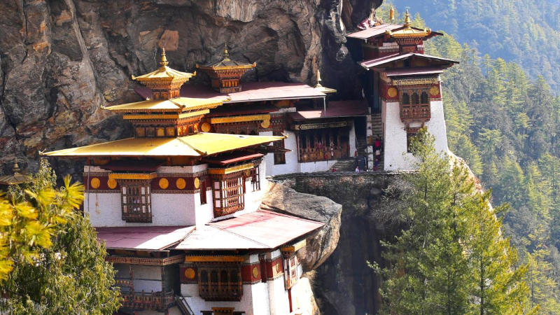 Tiger&rsquo;s Nest Monastery perched on a cliff in Paro, Bhutan