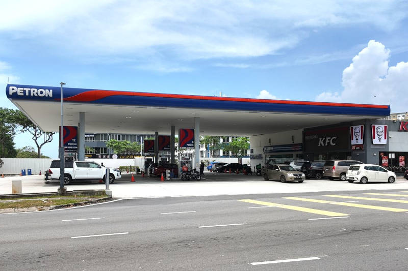 Petron station near Entrance C and A