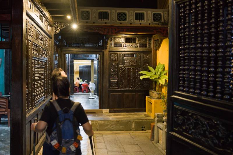 The interior of a very old building that has been preserved until today