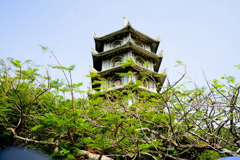 (Xa Loi Pagoda at Thuy Son (Water Mountain)