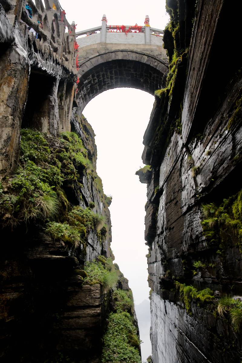 Heading Back Down the summit of Fanjingshan