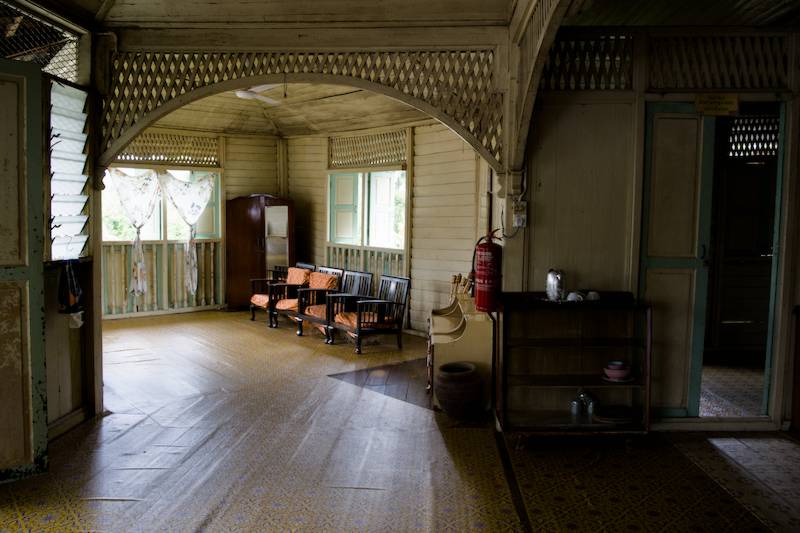 Upstairs, Rendang Tok Yoep is open to the public, and it is set in a traditional Malay house.