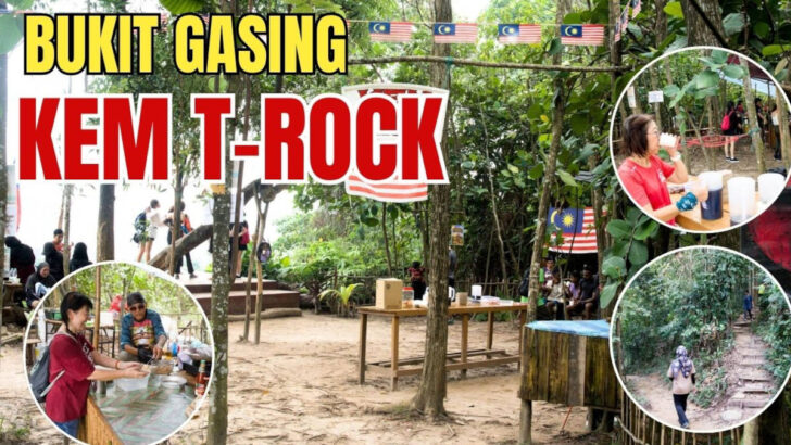 Kem T-Rock viewpoint at Gasing Hill, a popular hiking destination near Kuala Lumpur
