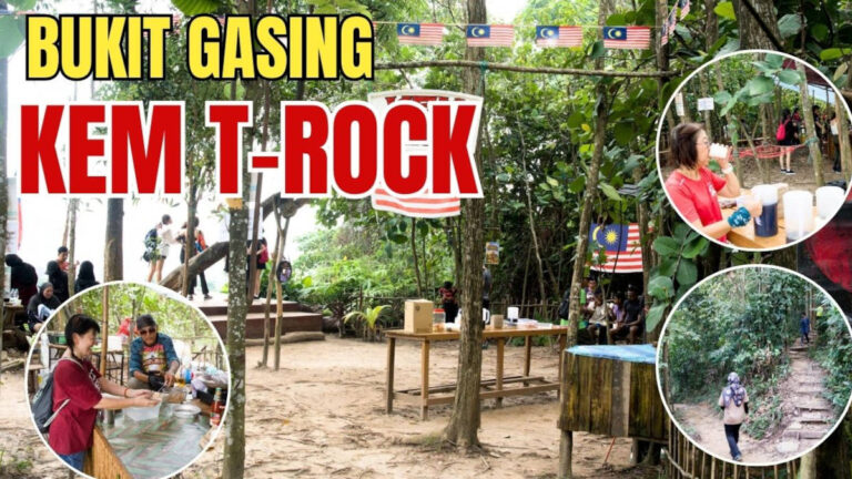 Kem T-Rock viewpoint at Gasing Hill, a popular hiking destination near Kuala Lumpur