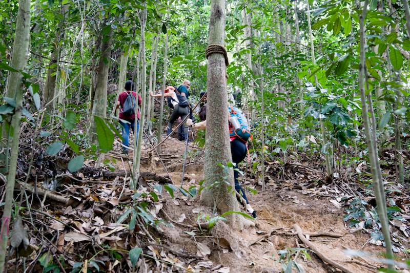 The last stretch before reaching Kem T-Rock