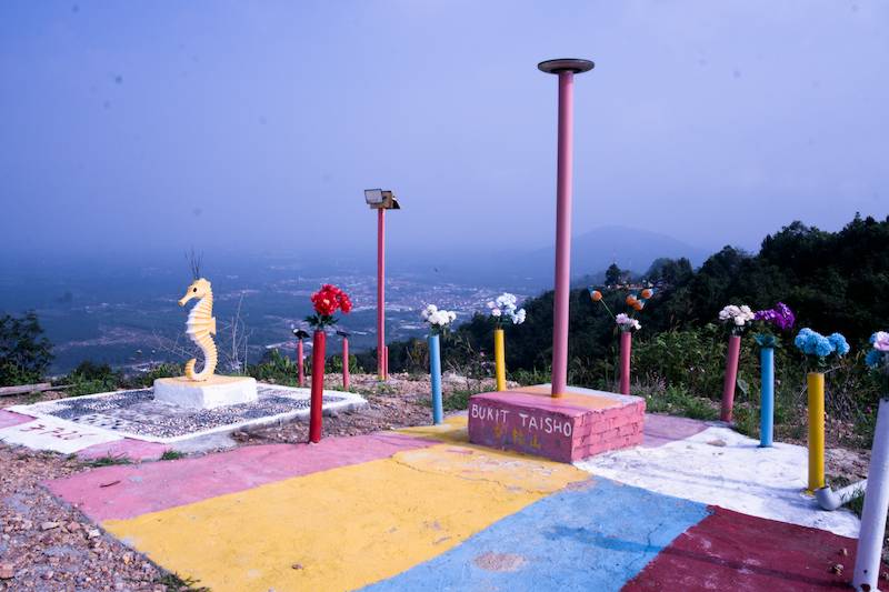 The new viewpoint at Bukit Taisho Bahau