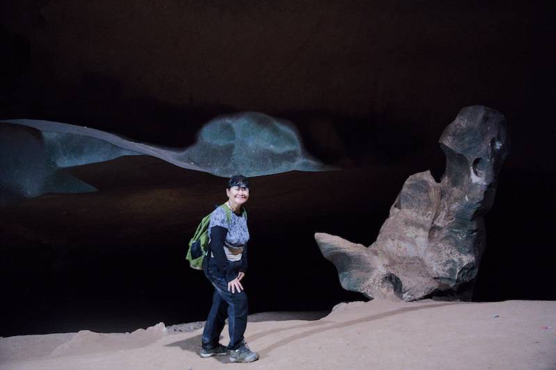 A beautiful rock formation at Gua Keris