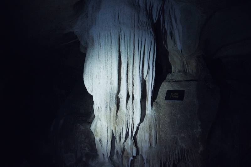 Spectacular rock formation at Gua Pagar