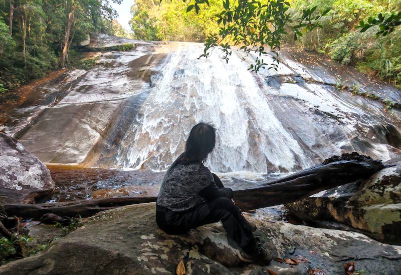 Kolam Puteri Waterfall at Gunung Stong