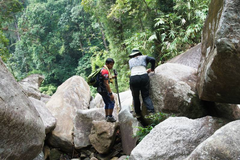 The Adventurous Descent and River Crossing&nbsp;at Gunung Stong trail