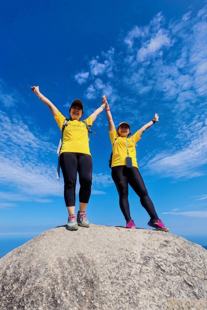 on top of Gunung Datuk