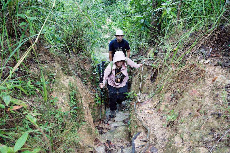 A  Steep Climb - Bukit Gua Kambing