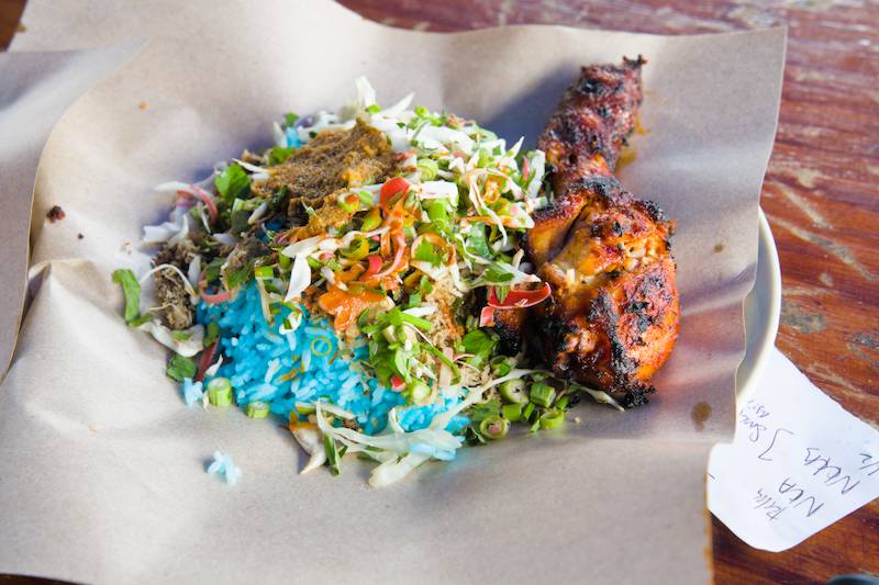 Nasi Kerabu at Kedai Makan Kuzah