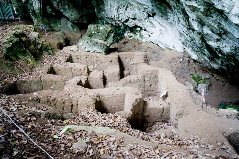 excavation site at Bukit Kepala Gajah